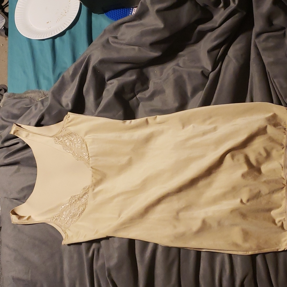 A tan body shaper